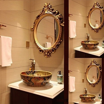 Gương phong cách tân cổ điển PU806, kích thước 62*86cm  