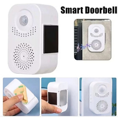 BỘ CHUÔNG CỬA BÁO KHÁCH KHÔNG DÂY CẢM BIẾN HỒNG NGOẠI GHI ÂM GIỌNG NÓI HÀNG CHUẨN