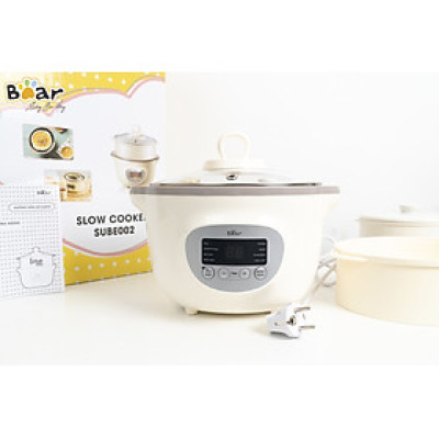 Nồi Chưng Cất Yến, Tiềm Thuốc Bắc BEAR SUBE002 Dung Tích 1.6 Lít Công Suất 200 W - Hàng Chính Hãng