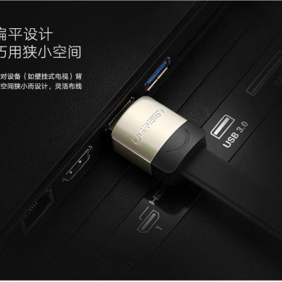 Ugreen UG10263HD123TK 5M màu Đen Cáp tín hiệu HDMI chuẩn 2.0 cáp dẹt đầu bọc hợp kim - HÀNG CHÍNH HÃNG