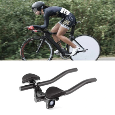 Tay Càng Chống Mỏi, Tay Càng Nghỉ Gắn Ghi Đông Xe Đạp Thể Thao Đua Hợp Kim Nhôm Trọng Lượng Nhẹ (Dài 34cm) Mai Lee