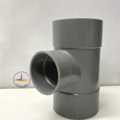 Tê cong giảm 140 x 90 nhựa PVC Bình Minh _ TC140x90