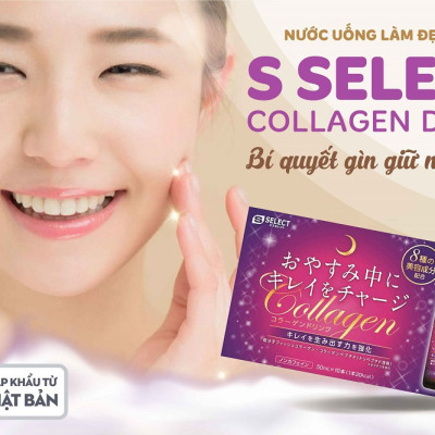 [Tặng Quà] Combo 3 Hộp Nước Uống Đẹp Da Collagen S Select Nhật Bản (30 Lọ)