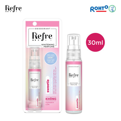 Xịt Khử Mùi Dưỡng Trắng Hương Nước Hoa Refre Whitening Sweetie Hương Ngọt Ngào (30ml)