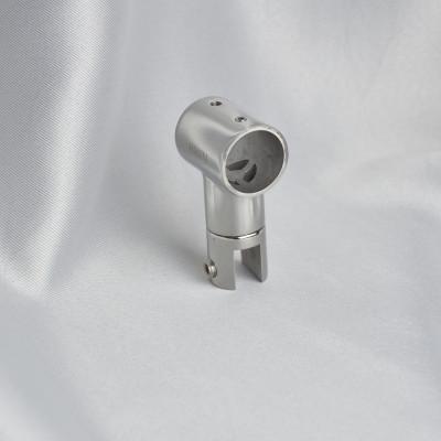 Kẹp kính trên phòng tắm kính inox 304 đúc mặt gương phi 25 Hiwin SB-612