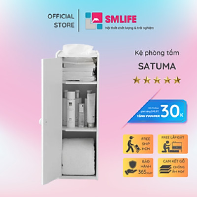 Tủ phòng tắm gỗ hiện đại SMLIFE Satuma