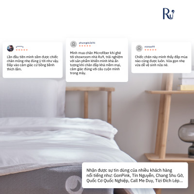 Chăn Mền MicroFiber Ru9 - Chất Liệu Sợi Bông Siêu Mềm Mịn, Mang Lại Cảm Giác Cuộn Mình Trong Mây - 3 kích thước