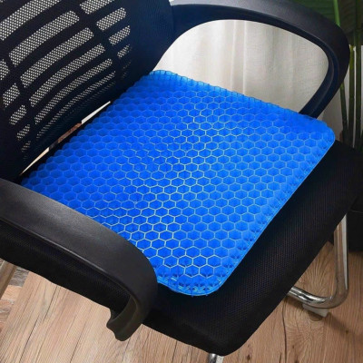 Nệm ngồi 3D thông minh  silicon  lưới tổ ong , co giản đàn hồi cao  , êm , thoáng khí   ,ngăn ngừa mồ hôi ,chống trơn trượt ,không biến dạng ,không thấm nước