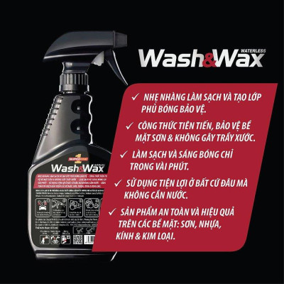 Dung Dịch Lau Xe Và Phủ Bóng Ngoại Thất Không Cần Nước SUPERONE Waterless Wash And Wax - Exterior SOUTHWALL A201