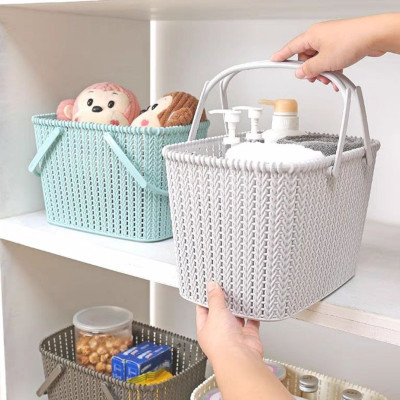 GIỎ MÂY 2 QUAI XÁCH LÀN MÂY ĐỰNG ĐỒ 2 QUAI XÁCH KIỂU DÁNG MÀU SẮC PHONG CÁCH HÀN QUỐC