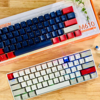 Bàn phím cơ không dây Newmen GM610 - Hàng chính hãng