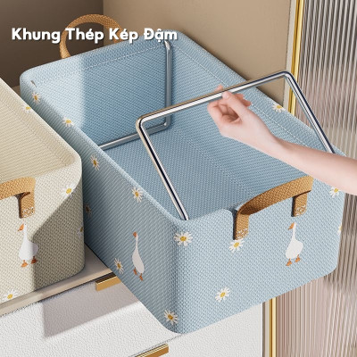 Hộp đựng quần áo có quai xách 47x28x20cm