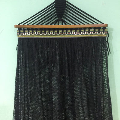 Võng lưới căng kim dày số 9 gỗ 50 in sọc,in họa tiết