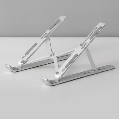 Giá Đỡ Laptop Hợp Kim Nhôm Cao Cấp Có Thể Gấp Gọn, Giúp Tản Nhiệt Laptop, dành cho Macbook, Máy Tính Xách Tay. 07 Vị Trí Điều Chỉnh Góc Độ. Hàng Chính Hãng