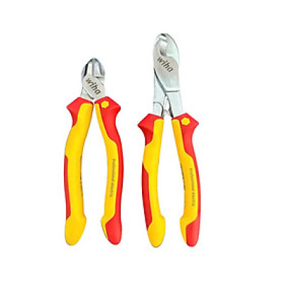 Bộ Kìm cắt cáp 43662 và Kìm cắt Wiha 43340 cách điện 1000V.