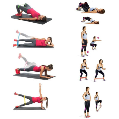 Dây miniband, đàn hồi kháng lực tập cơ mông đùi - Chính hãng miDoctor