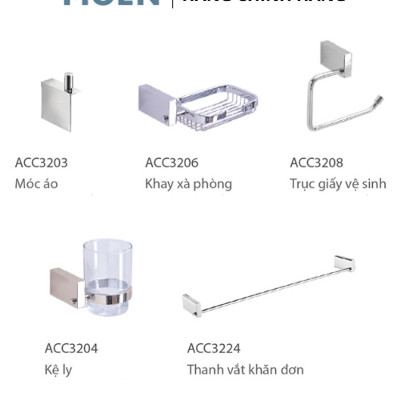 Trục giấy vệ sinh mạ chrome MOEN ACC3208 (HÀNG CHÍNH HÃNG)