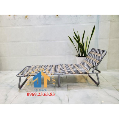 Giường xếp vải khung sắt cỡ nhỏ GX 04