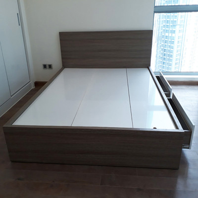 Giường ngủ 2 hộc kéo Tundo 160cm x 200cm