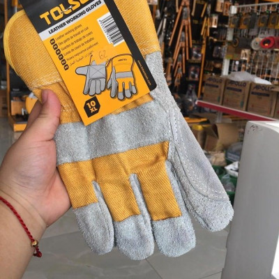 BAO TAY VẢI DÀY DÀI ( CÔNG NGHIỆP ) 10 (XL)  TOLSEN 45024 - HÀNG CHÍNH HÃNG