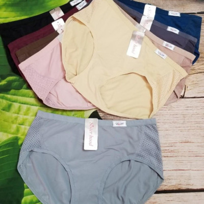 Combo 5 quần lót nữ thun lạnh phối lưới thoáng khí Sister Hood 1342 – Siêu mát, ôm dáng, không hằn viền