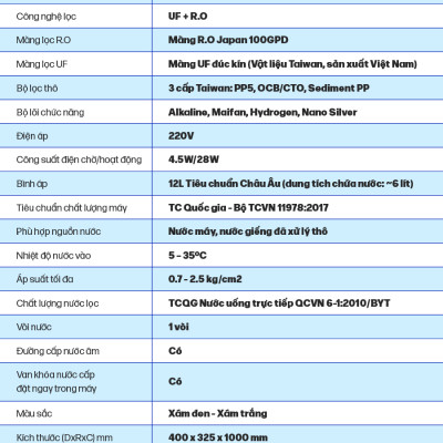 Máy Lọc Nước ROBOT LUX PRO 239W-UR Công Nghệ R.O + UF Vi Mạch LCD Đa Năng Công Suất 20Lit/ Giờ Tủ Đứng - Hàng Chính Hãng