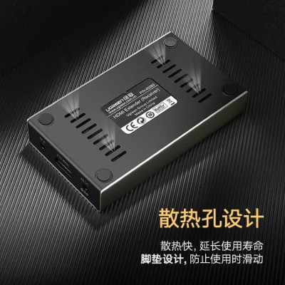 Ugreen UG40283MM116TK 120M Màu Vàng Bộ nhận HDMI qua cáp Lan Cat 5E + 6 - HÀNG CHÍNH HÃNG