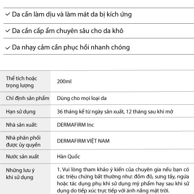 Sữa dưỡng Labo Dermafirm - Ultra Soothing Formula R4 (200ml) phục hồi cho da giãn mao mạch