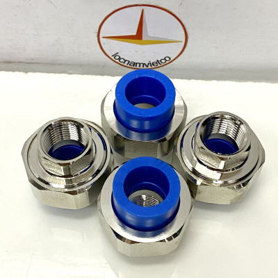 Khớp nối sống (rắc co) ren trong PPR 20x1/2 Bình Minh_1 cái