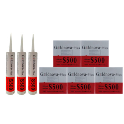 Keo Silicone Goldnova S500-1 Hộp; Hộp =25 Lon/300ml; Màu Trong