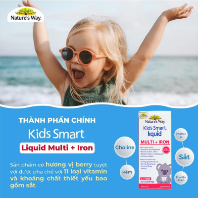 Siro Bổ Sung Sắt & Vitamin Cho Bé Nature