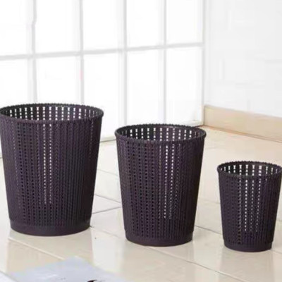 Giỏ Nhựa Giả Mây Đựng Đồ Dùng, Vật Dụng Đa Năng ( Tặng kèm túi quà tặng nhỏ ) - màu ngẫu nhiên - 25 x 28cm