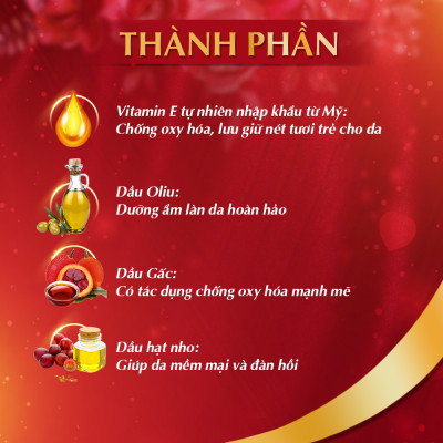 Viên Uống Vitamin E EDK500 Dân Khang Chống Oxy Hóa Dưỡng Da Sáng Khỏe Hộp 30 Viên