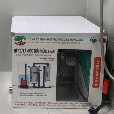 (Hàng chính hãng) Máy lọc nước thải Litero ACE1000I xử lý nước thải Phòng khám tiêu hóa công nghệ oxy hoá bậc cao kết hợp lọc nano và than hoạt tính 1 bộ