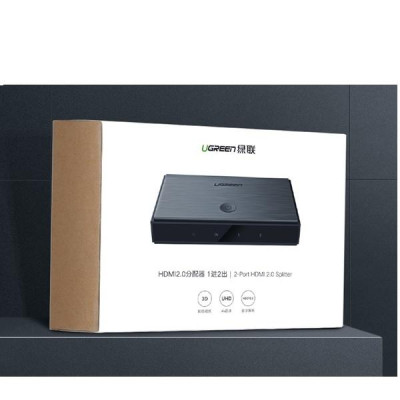 Ugreen UG50707CM186TK Bộ chia HDMI 1 ra 2 chuẩn HDMI 2.0 - HÀNG CHÍNH HÃNG