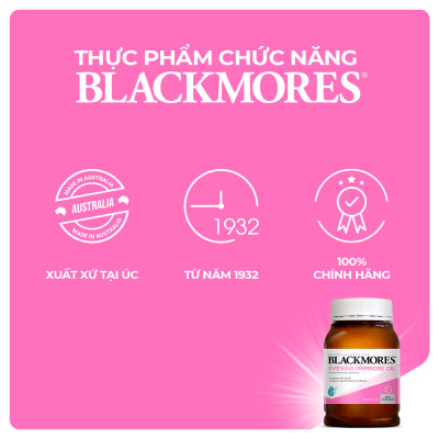 Tinh Dầu Hoa Anh Thảo Hỗ Trợ Cân Bằng Nội Tiết Tố Blackmores Evening Primrose Oil Lọ 190 Viên