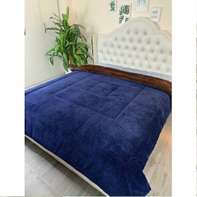 Chăn Lông Cừu Nanara Xuất Nhật Chăn Mùa ĐÔng Đại Hàn Siêu Ấm Áp Kích Thước 2m2x2m Nặng 3.7kg - Hàng Chính Hãng MINIIN