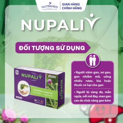 Viên uống Nupaliv hỗ trợ giải độc, mát gan, phục hồi chức năng gan (30 viên) - Nutramed
