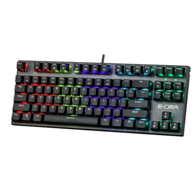 Bàn Phím Cơ Gaming EDRA EK3087v2 New 2021 - LED Rainbow - Hàng Chính Hãng