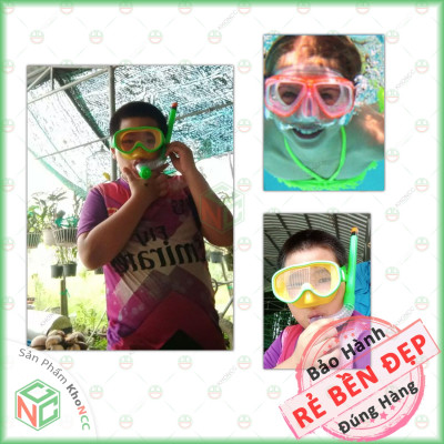 (Khám Phá) Kính Bơi Lặn Kèm Ống Thở Độc Lập KhoNCC Hàng Chính Hãng - Cho Bé Nhìn Sâu Tận Đáy Hồ - KLM-KBCOT