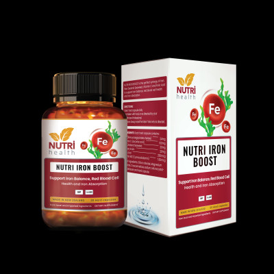 [Mua 2 Tặng 1] Viên Sắt Hữu Cơ New Zealand Nutri Iron Boost 30 Viên | Giúp Bổ Sung Sắt, Acid Folic Cho Cơ Thể - Nhập Khẩu Chính Hãng
