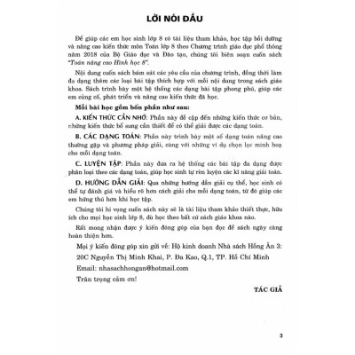 Sách - Combo Toán Nâng Cao Đại Số + Hình Học Lớp 8 (Dùng Chung Cho Các Bộ SGK Hiện Hành) (Bộ 2 Cuốn) - HA