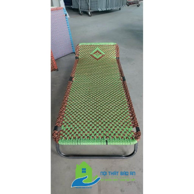 Giường xếp dây đài loan khung sắt BẢO AN - Mẫu mới M07