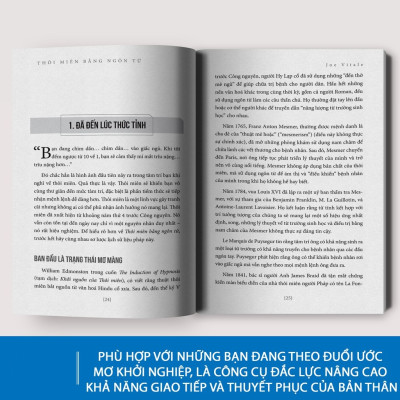 Sách Thôi Miên Bằng Ngôn Từ- Nghệ thuật quyến rũ và thuyết phục khách hàng chỉ bằng ngôn từ cửa bạn. Tặng Kèm BookMark