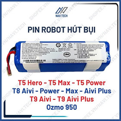 Pin dành cho robot hút bụi Deebot T5 Hero, T5 Max, T8 Aivi, T8 Max, T8 Power, T8 Aivi Plus, T9 Aivi, Ozmo 950