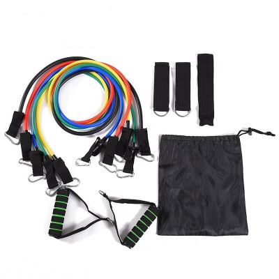 Bộ 5 Dây Ngũ Sắc Đàn Hồi Tập Thể Hình, Tập Gym -Cam Kết Hàng Chính Hãng Loại 1(Móc To)