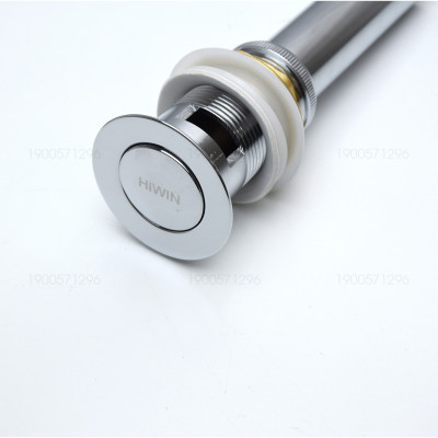 Bộ xả lavabo nắp lật đồng gương cao cấp sáng bóng Hiwin PG-3016 (xifong lavabo)