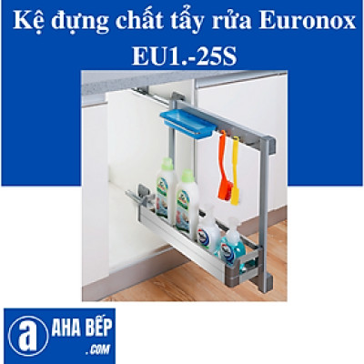 KỆ ĐỰNG CHẤT TẨY RỬA CAO CẤP, RAY ÂM GIẢM CHẤN EURONOX EU1.-25S. Hàng Chính hãng 