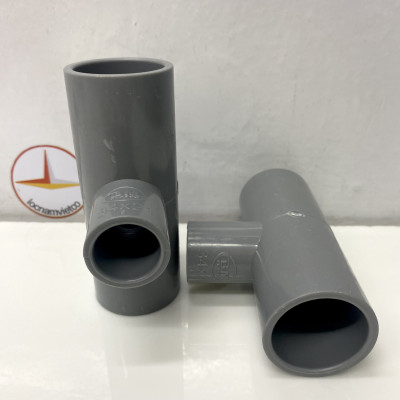 Tê giảm 34 x 21 nhựa PVC Bình Minh_T34x21