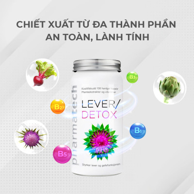 Thực phẩm bảo vệ sức khỏe Lever/Detox - Lọ 108 viên